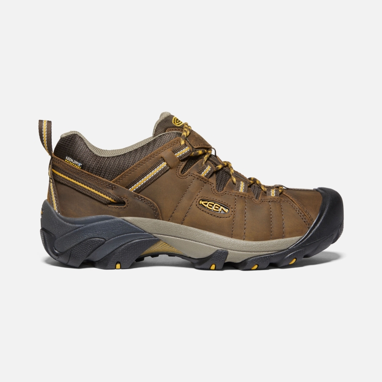 Keen Targhee II Waterproof Shoes - Men's Brown Gold Yellow Footwear